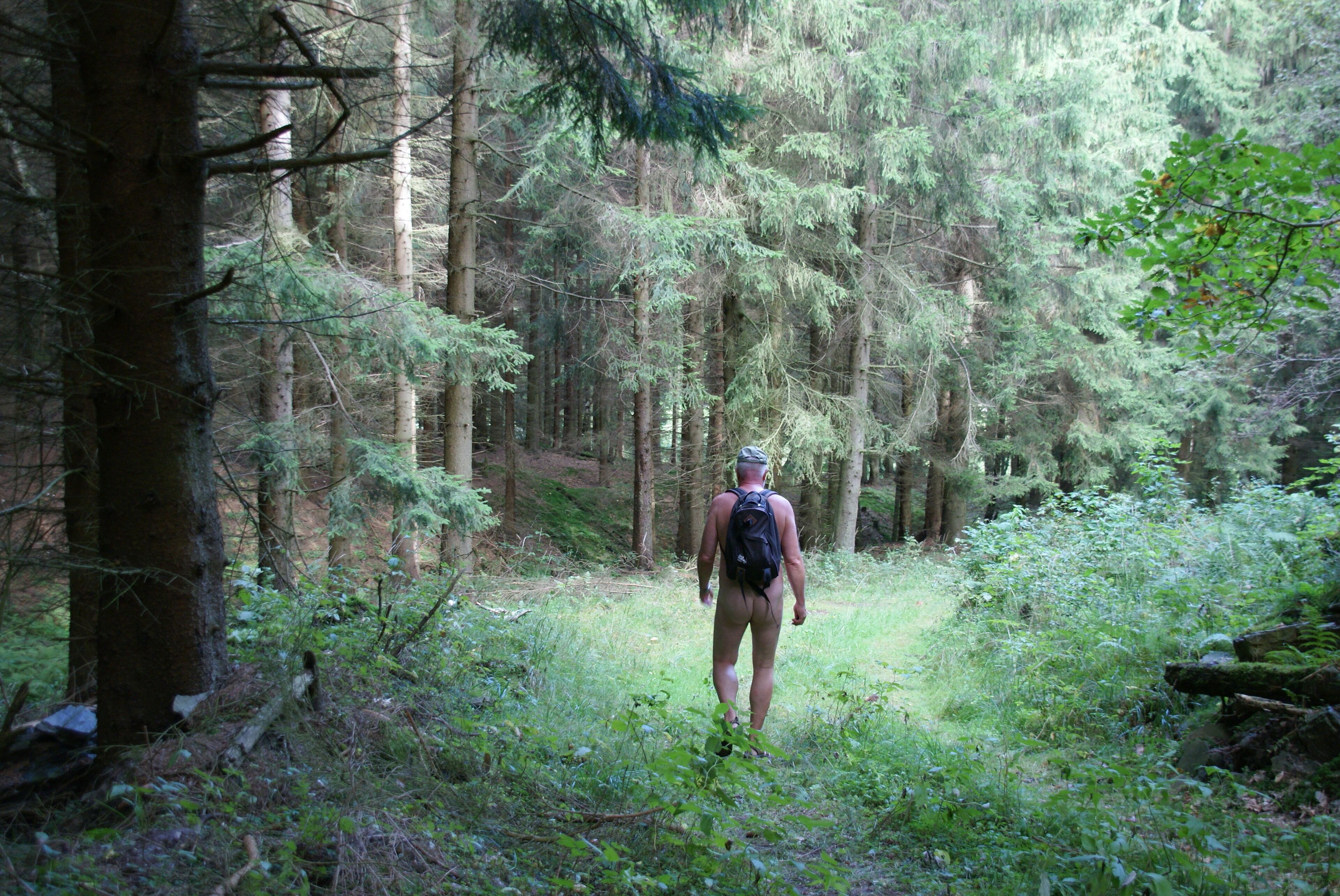 Nacktwanderung im Harz