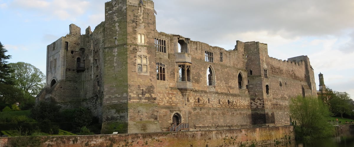 Newark Castle, in Newark, in the English county of Nottinghamshire