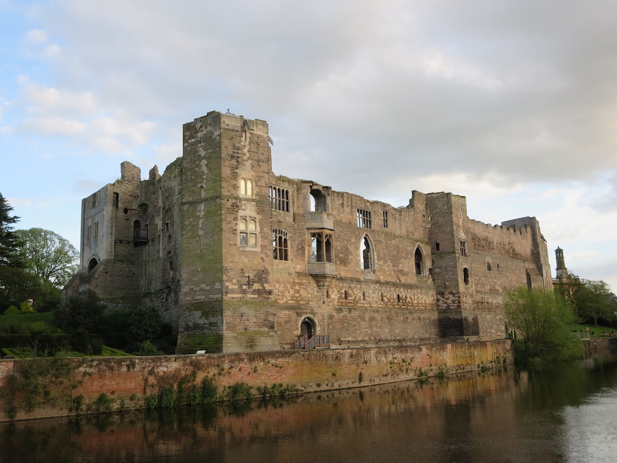 Newark Castle, in Newark, in the English county of Nottinghamshire