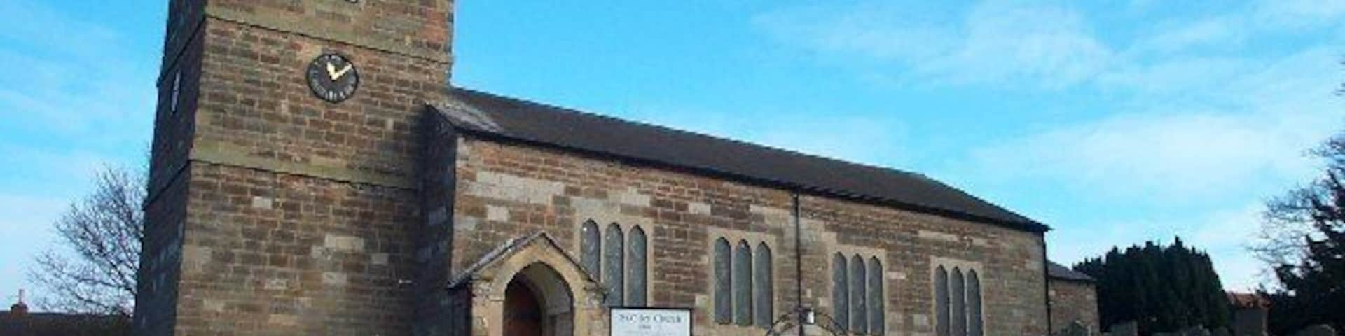 St Giles' parish church, Ollerton, Nottinghamshire, seen from the southwest