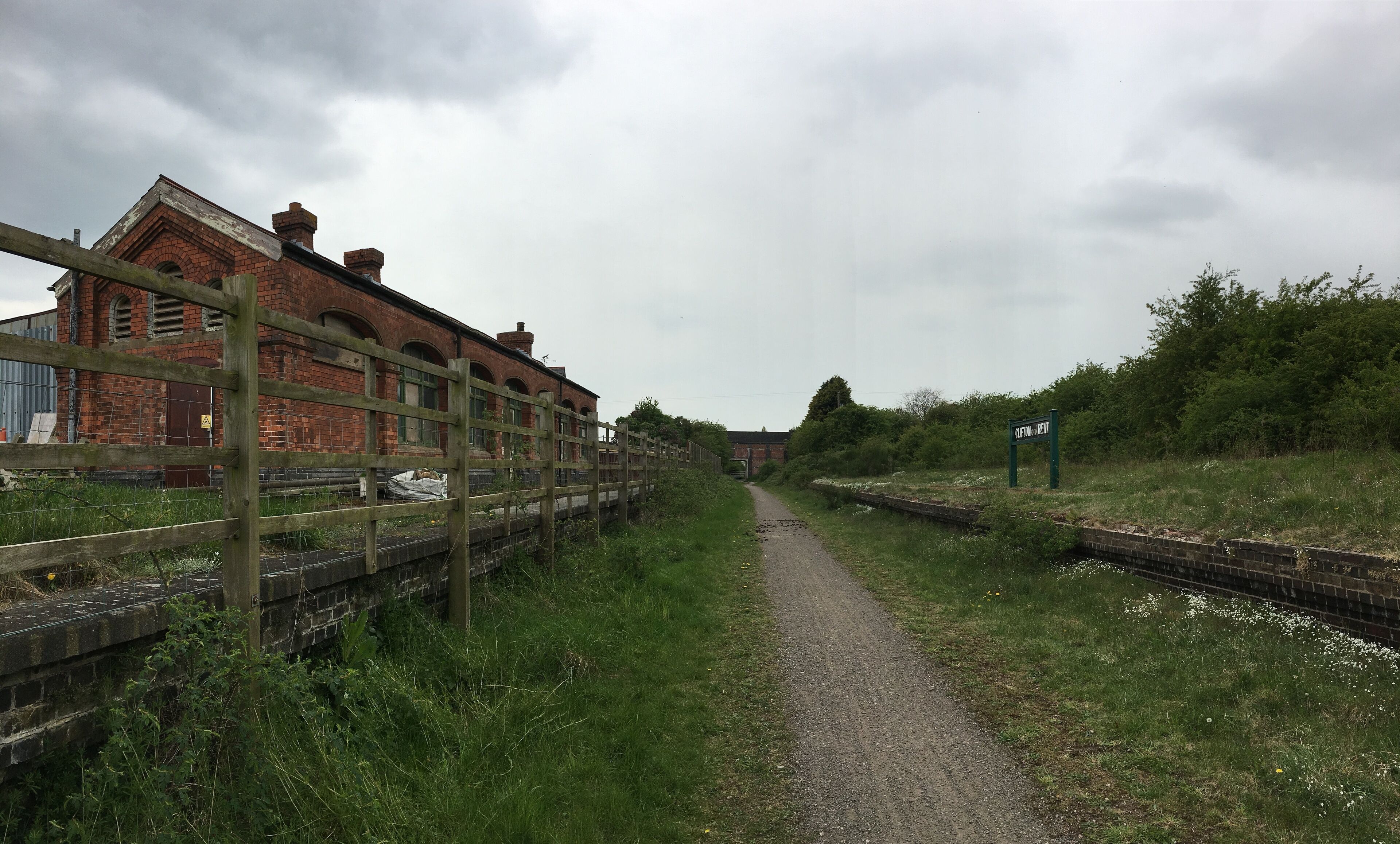 The former site of Clifton-on-Trent railway station