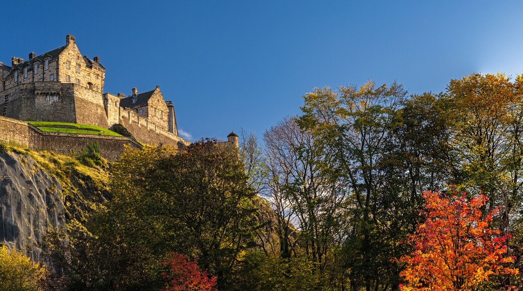 Edinburgh Castle, one of the most famous landmark of Scotland. City of Edinburgh, United Kingdom
