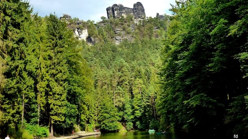 Amselsee Kurort Rathen in der Sächsischen Schweiz