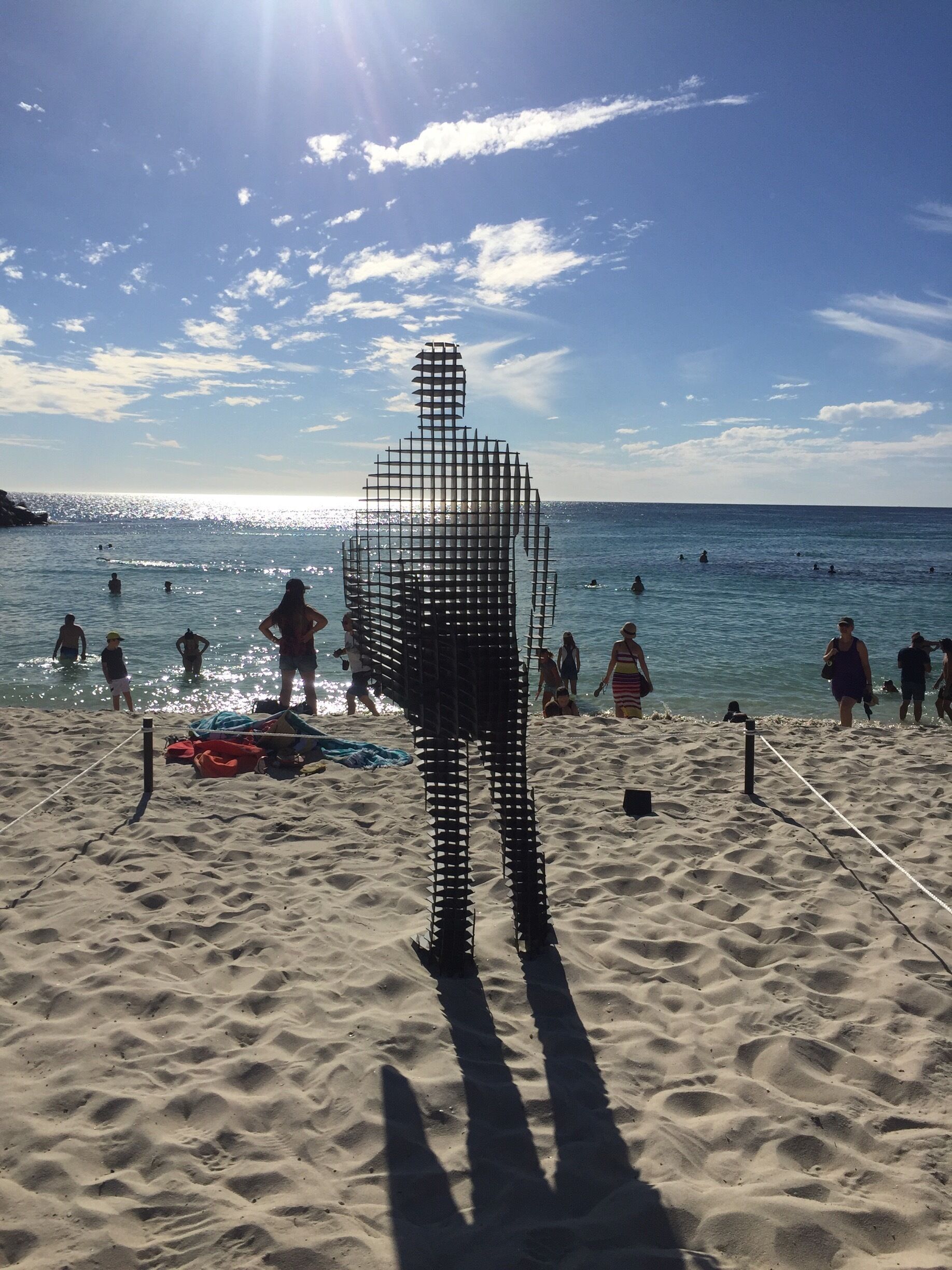 Sculptures by the see! A Perth event that has 1000s gathering every year to come and see these amazing pieces of art #stunningstulptures 
#perth #cottesloebeach #summerdays
