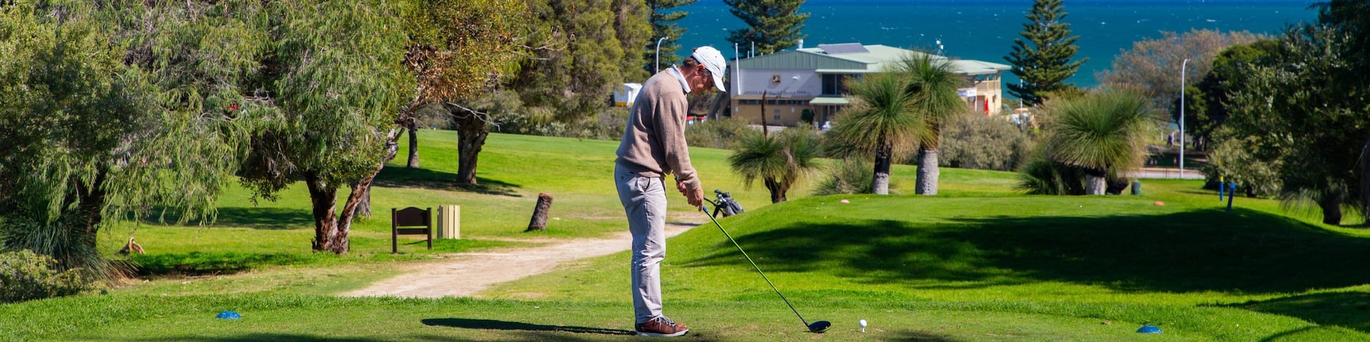 Cottesloe featuring golf as well as an individual male