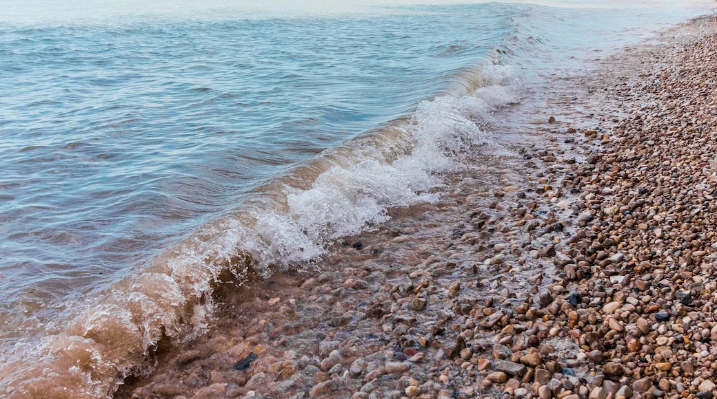 Waves Crashing into the Western Shores of Lake Michigan in Eastern Wisconsin