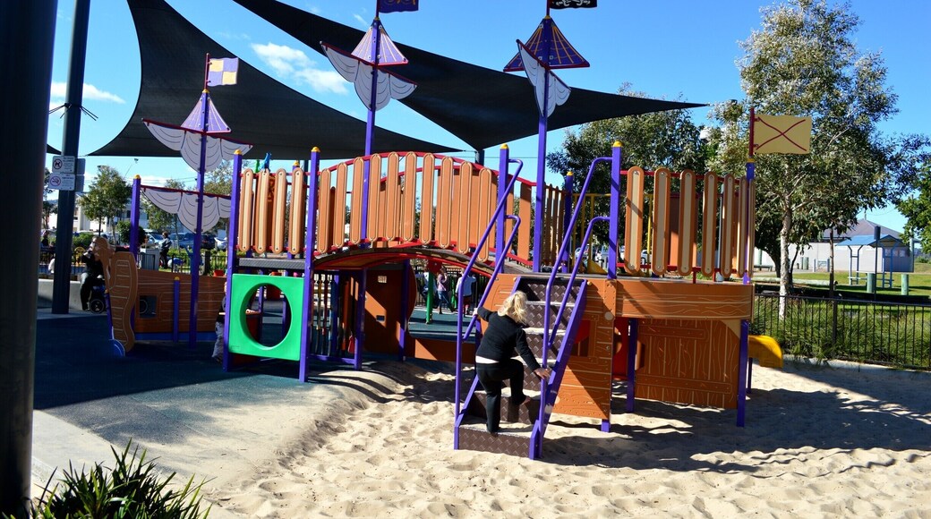 This is by far the best Park on the Central Coast. It is home to Umina Beach - a surf beach but protected by the heads which is very popular swimming beach in the summer time. The Park itself is state of the art. Offering a place for little kids, big kids to play on some of the best play equipment and safe surrounding. There is a toddlers play area which is fully fenced and sand under all the equipment and shade sails, there is the big area which has a large climbing frame, massive flying fox and also a bike and skate park. Totally recommend. Also has a Big 4 Caravan park right next door - extremely popular - book way ahead.