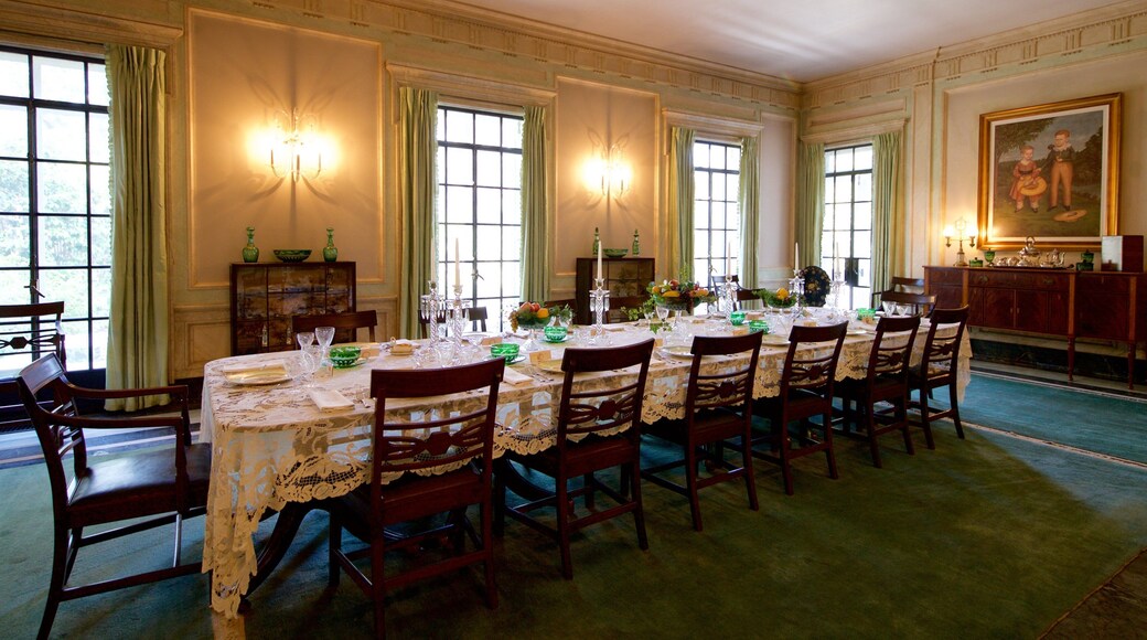 Pebble Hill Plantation fasiliteter samt kunst, kulturarv og innendørs