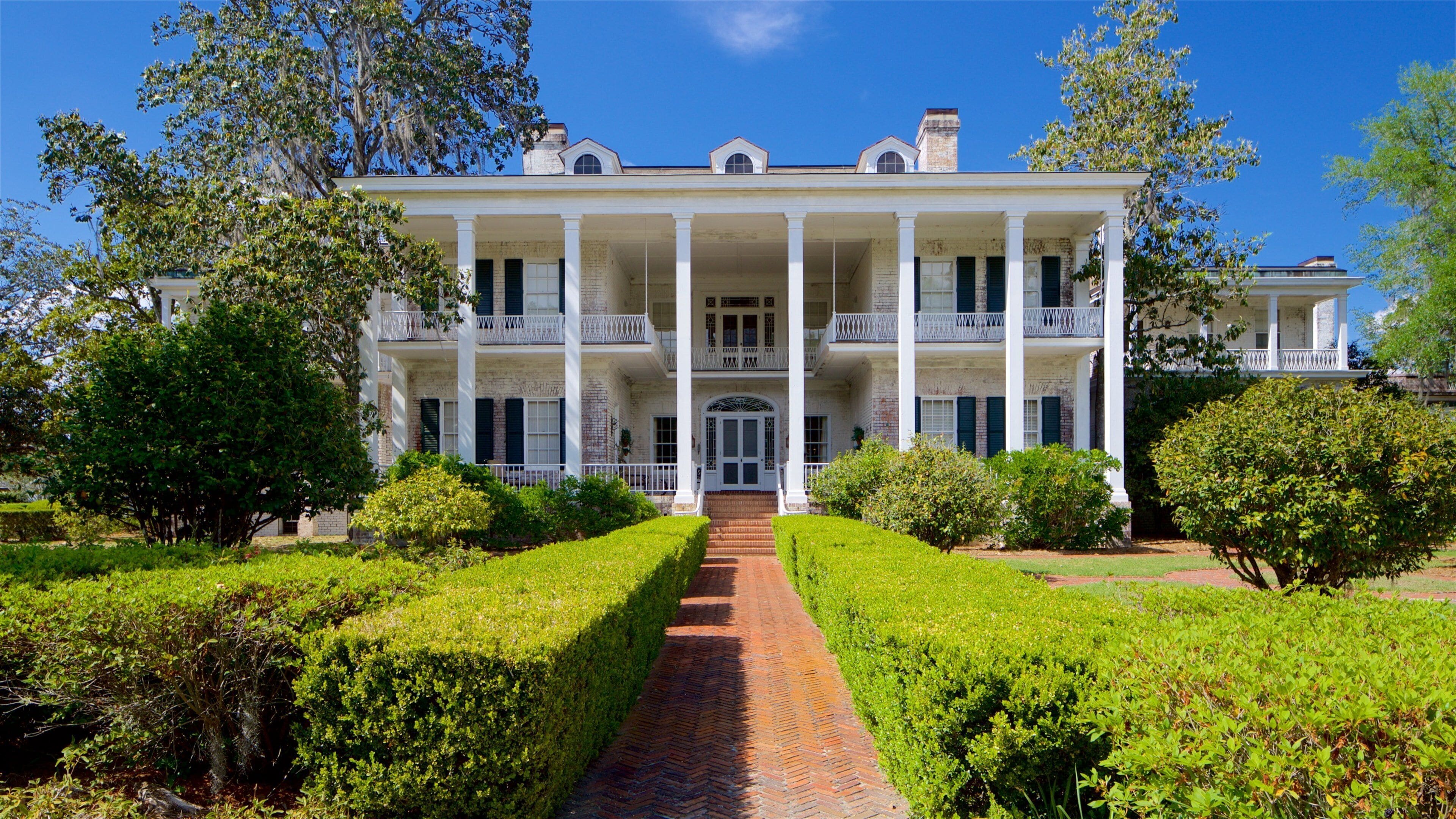 Pebble Hill Plantation que incluye una casa y un parque