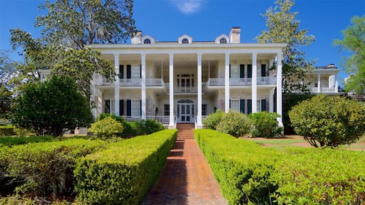 Pebble Hill Plantation featuring a house and a garden