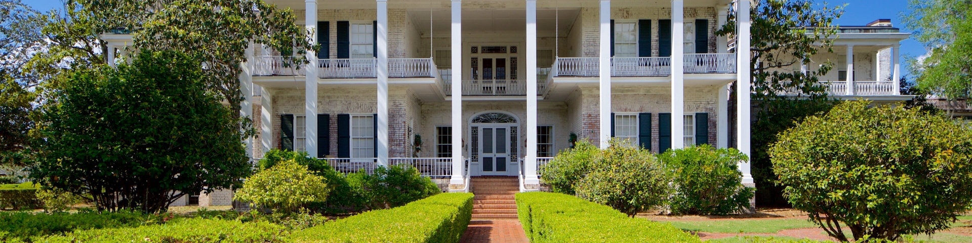 Pebble Hill Plantation featuring a house and a park