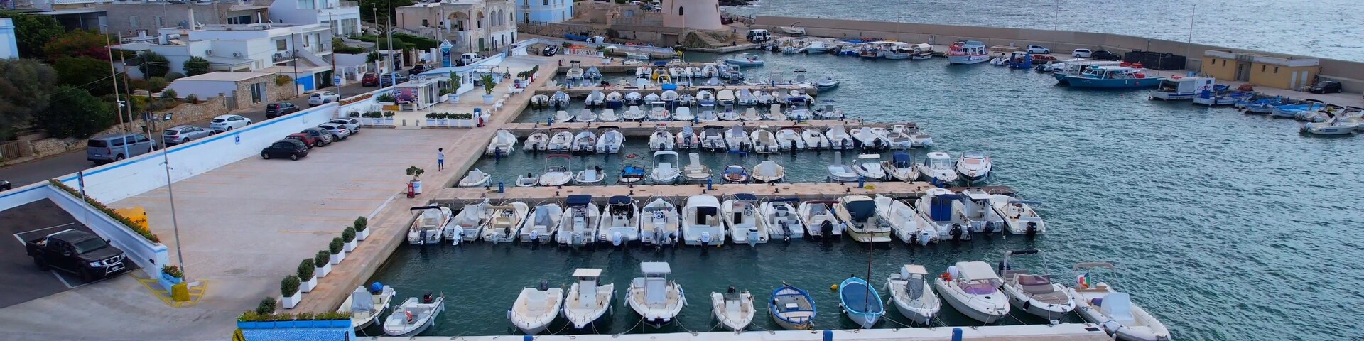 Marina di Pescoluse, Apulia – Torre Vado – boats in the harbor