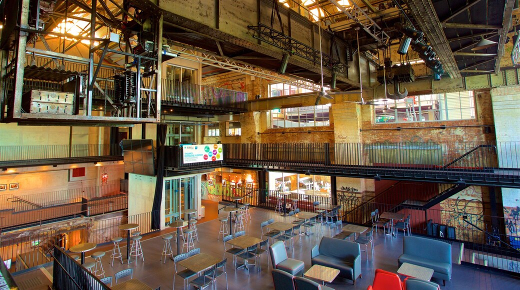 New Farm fasiliteter samt innendørs og kulturarv