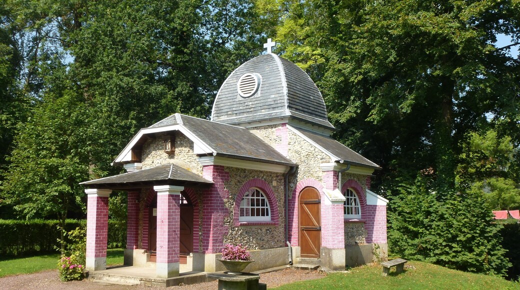 Clerques (Pas-de-Calais) Audinfort, chapelle Sainte-Thérèse, extérieur