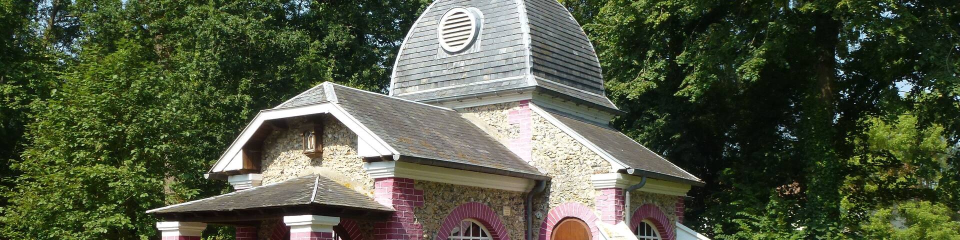 Clerques (Pas-de-Calais) Audinfort, chapelle Sainte-Thérèse, extérieur