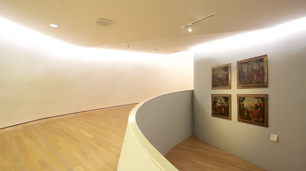 Miguel Hidalgo featuring interior views and art