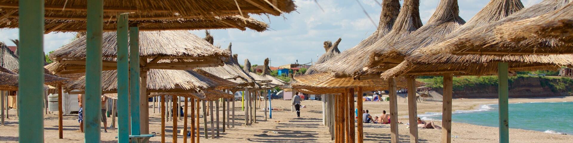 Vama Veche featuring a sandy beach
