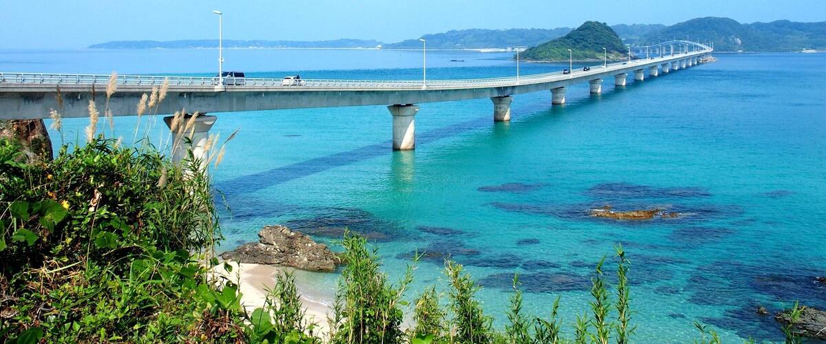 Tsunoshima Ohashi (Tsunoshima Bridge) , Japan