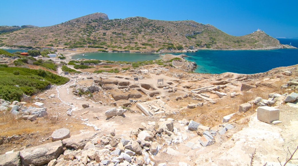 Knidos showing general coastal views and building ruins