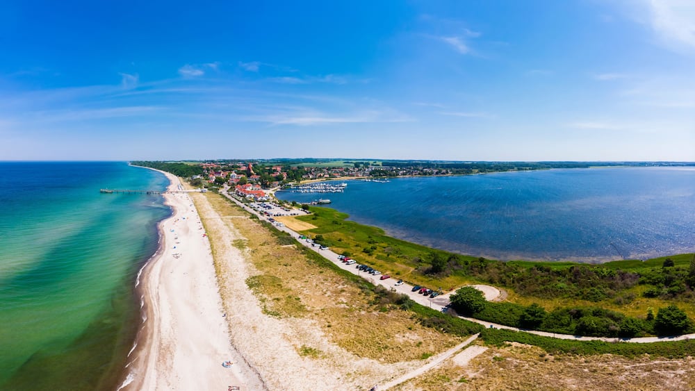 Germany, Mecklenburg-Western Pomerania, Bay of Wismar, Peninsula Wustrow, Baltic sea seaside resort Rerik