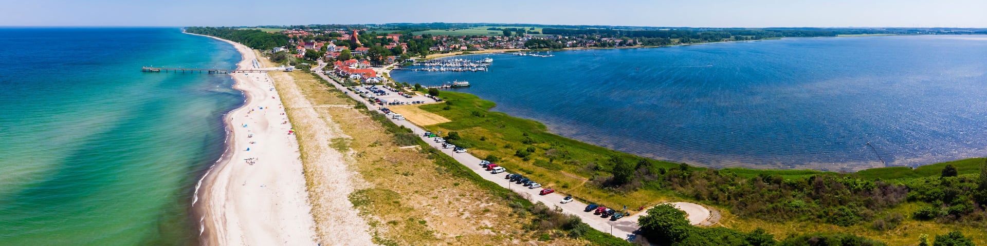 Germany, Mecklenburg-Western Pomerania, Bay of Wismar, Peninsula Wustrow, Baltic sea seaside resort Rerik