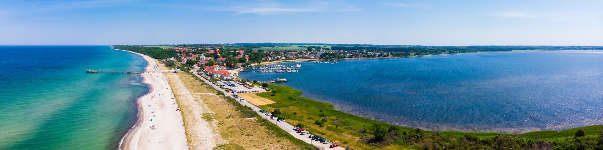 Germany, Mecklenburg-Western Pomerania, Bay of Wismar, Peninsula Wustrow, Baltic sea seaside resort Rerik