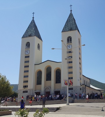 Named after the patron Saint of pilgrims, this church is a site along a pilgrimage to an area were six children saw apparitions of the Blessed Virgin Mary.
-2018