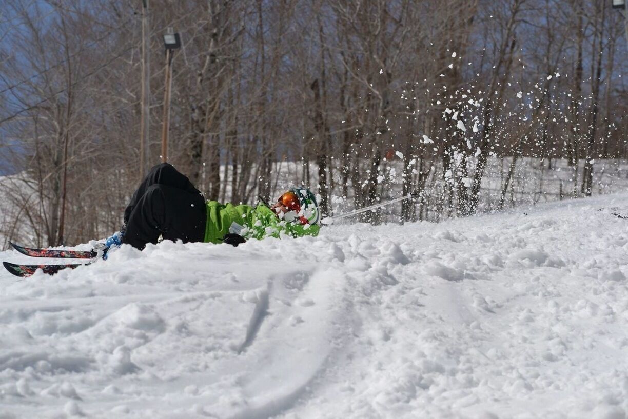 The agony of defeat.