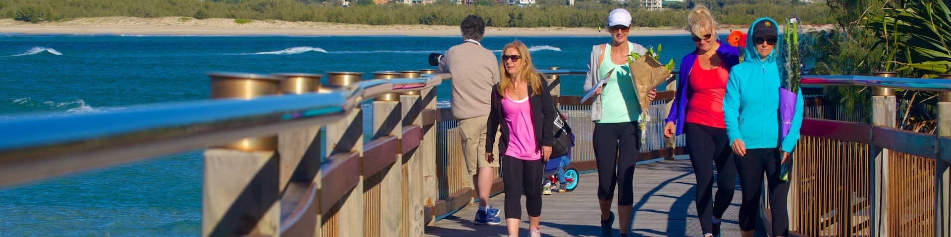 Kings Beach showing a bay or harbor and a coastal town