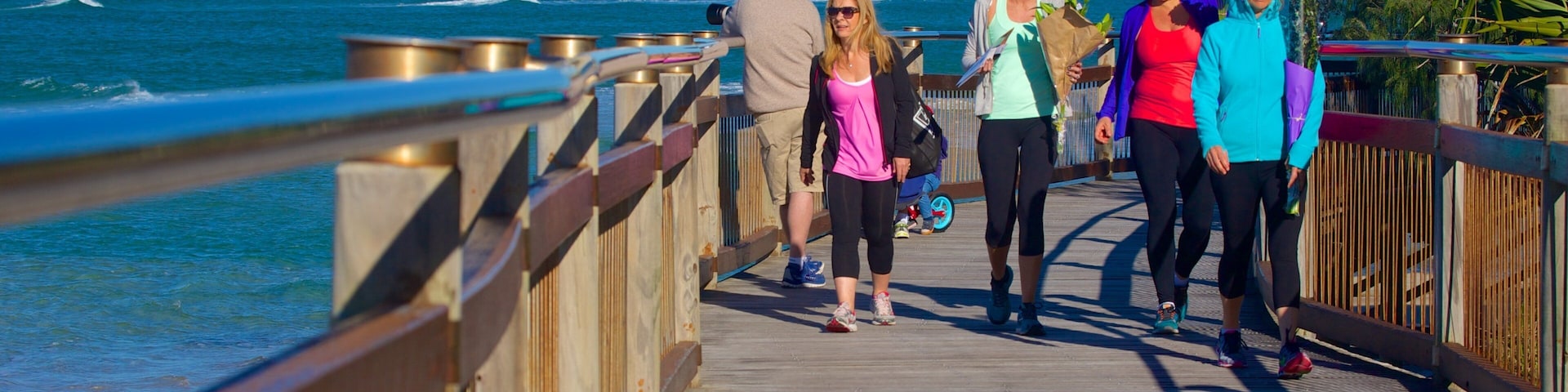 Kings Beach showing a bay or harbor and a coastal town