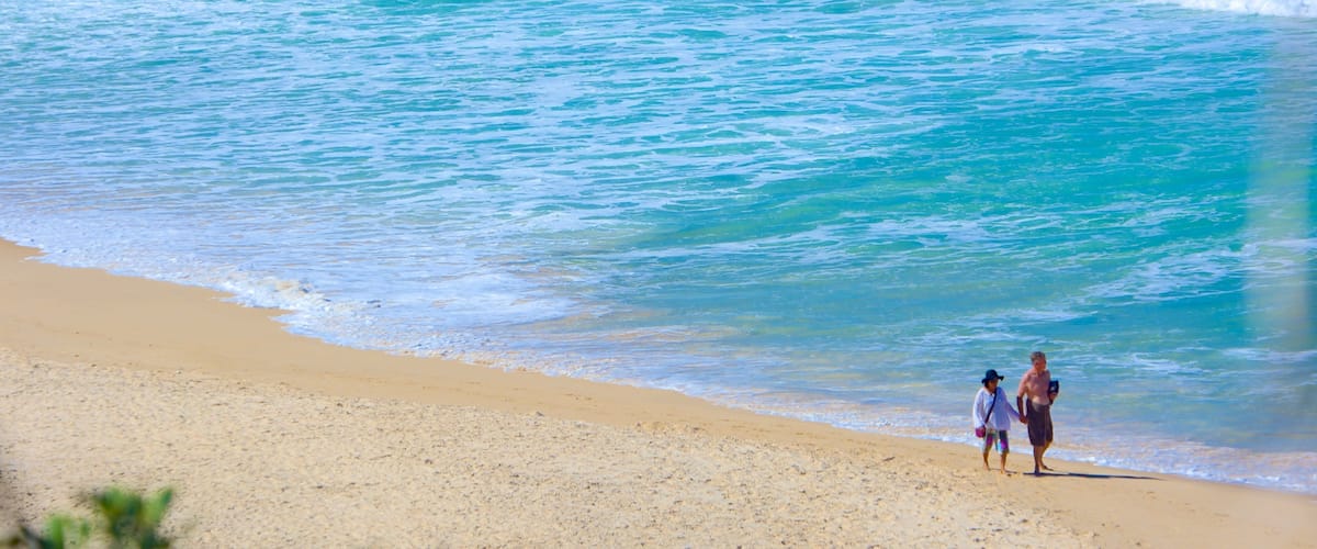 Sunshine Beach featuring a beach as well as a couple