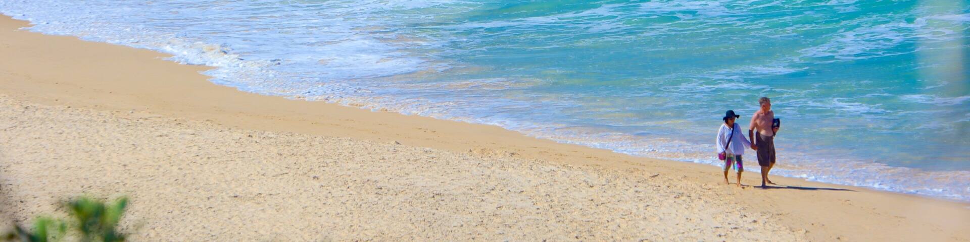 Sunshine Beach featuring a beach as well as a couple