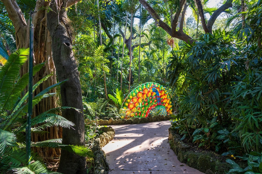 A gorgeous landscape at Pinecrest Gardens in Pinecrest Florida USA