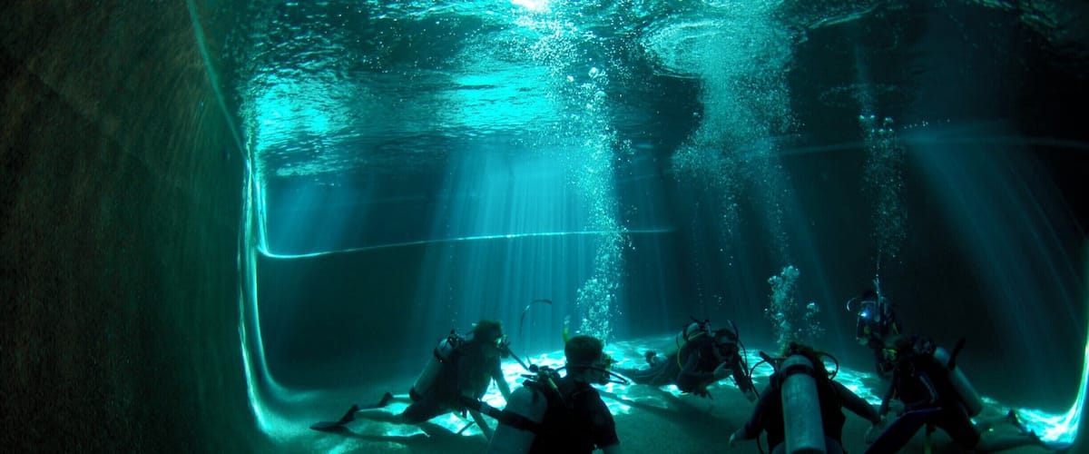 When you learn to dive you spend a LOT of time in the pool - and we've got the only heated one in Cairns!