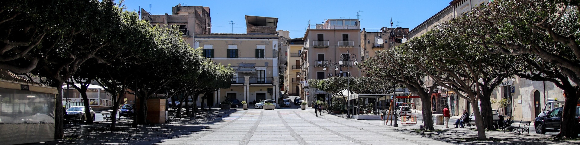 Piazza Cavour in Favara Sicily