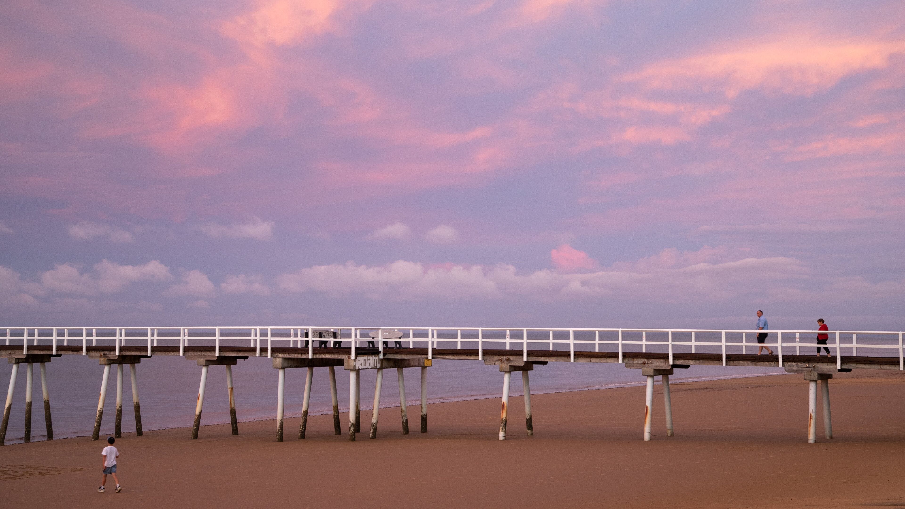 Torquay showing general coastal views, a sunset and a beach