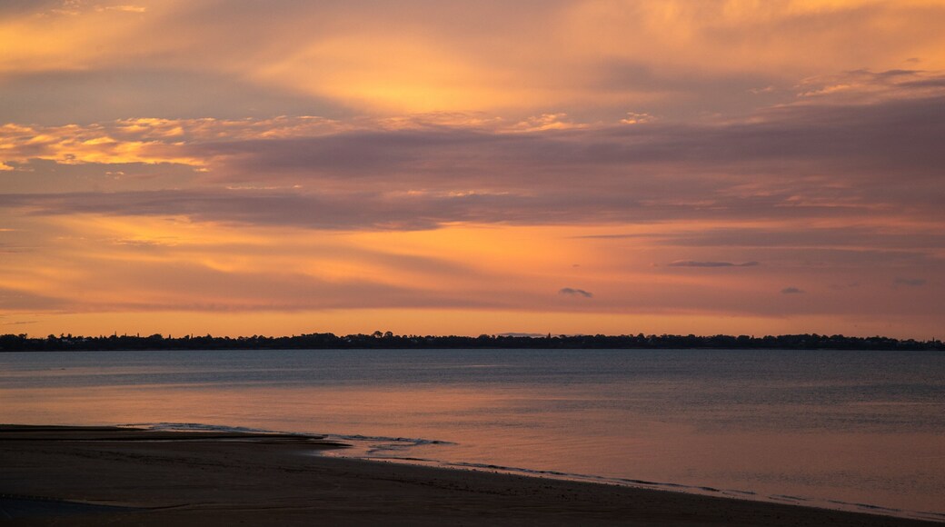 Torquay featuring general coastal views and a sunset