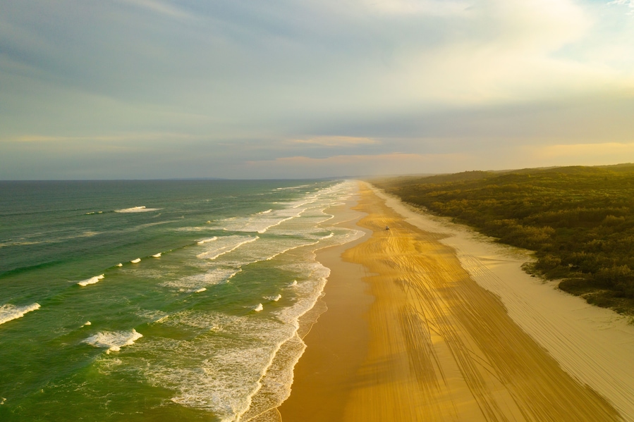 Eastern Ocean beach near Eurong