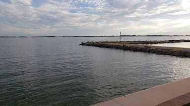 Grand Lake is underappreciated. It has wonderful boating and cool vistas. We stayed at a condo right on the lake. Blue Herons everywhere.