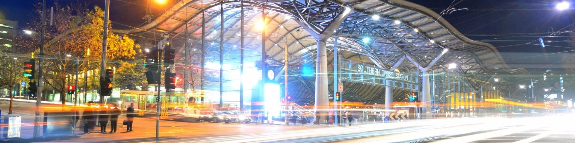 Formerly called "Spencer Street Station", Southern Cross station serves local, regional and interstate train routes. It's gorgeous flowing roof allows for a large space underneath, where trains and passengers come and go all day. You'll also find cafes, restaurants, fast food and a few other shops in there. Fun for people watching, it's where you'll need to go if you want to venture further afield from Melbourne proper.