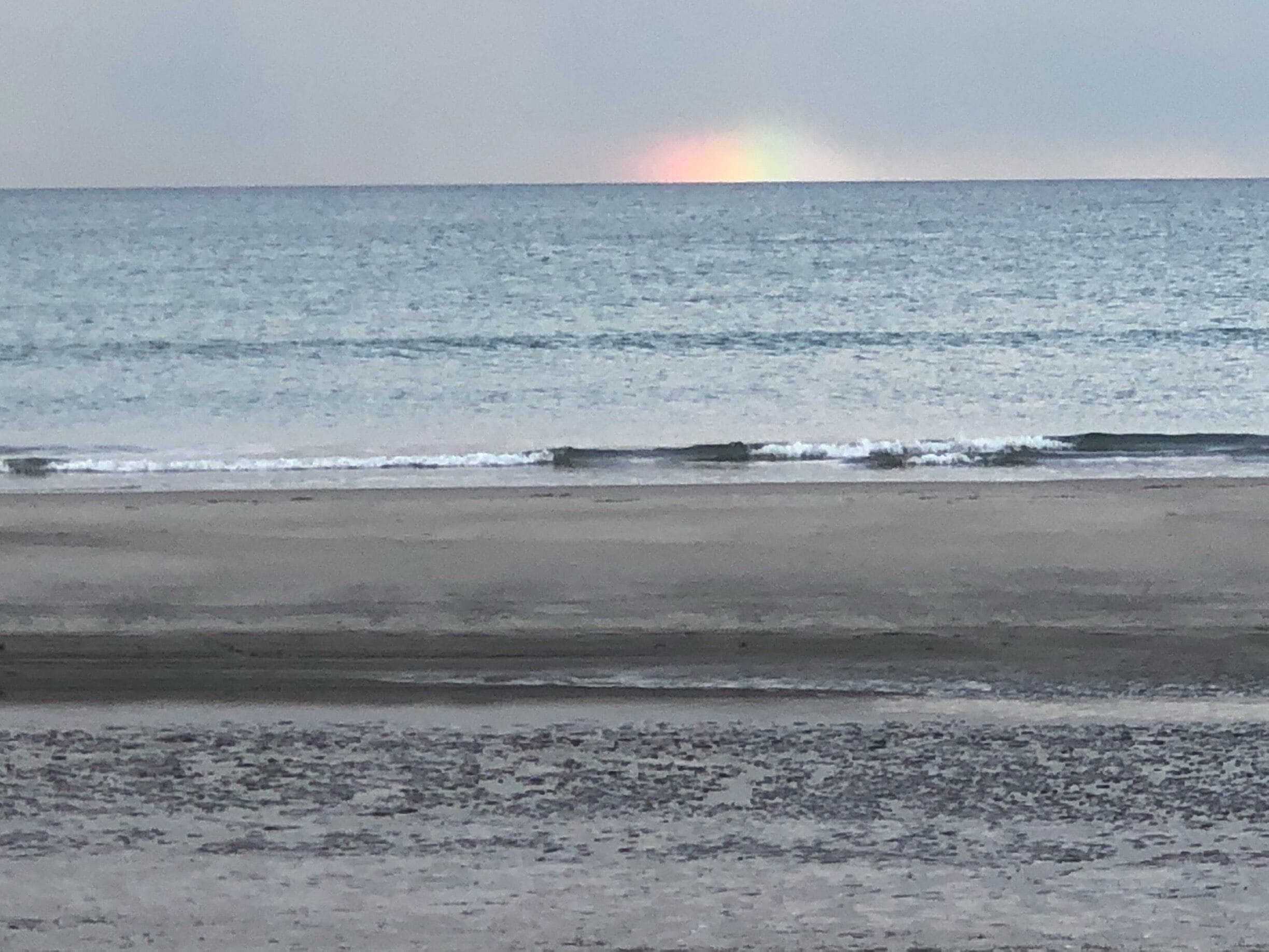 Rainbow over Mayor Island