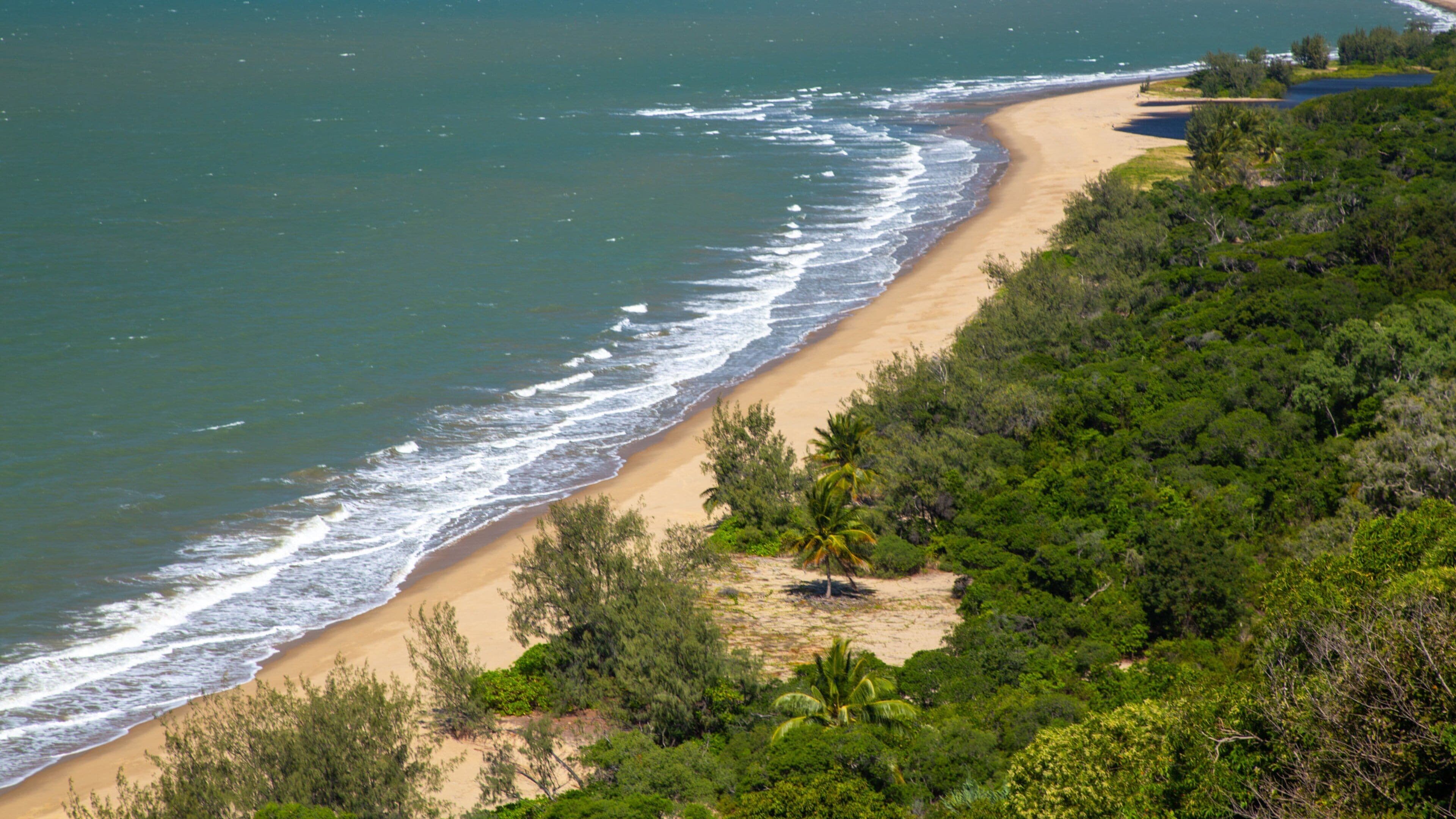 Wangetti which includes general coastal views and landscape views