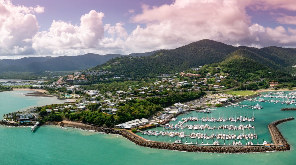 Panorama of Airlie Beach in the Whitsundays