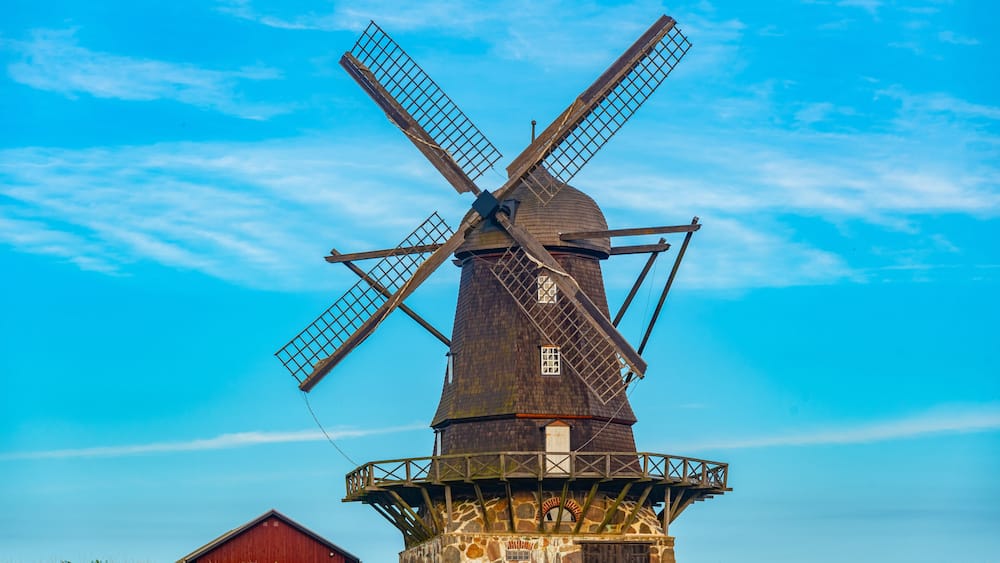 BrÀcke mill in Sweden during sunset