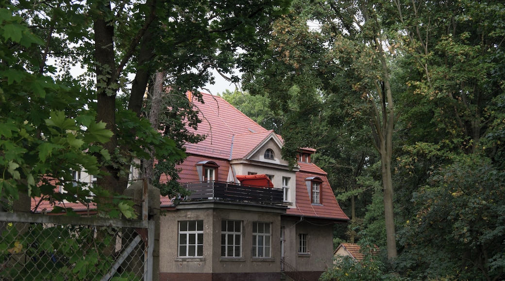 Königs Wusterhausen in Brandenburg. Das Haus befindet sich in der NĂ€he des Funkerberges und ist denkmalgeschĂŒtzt.