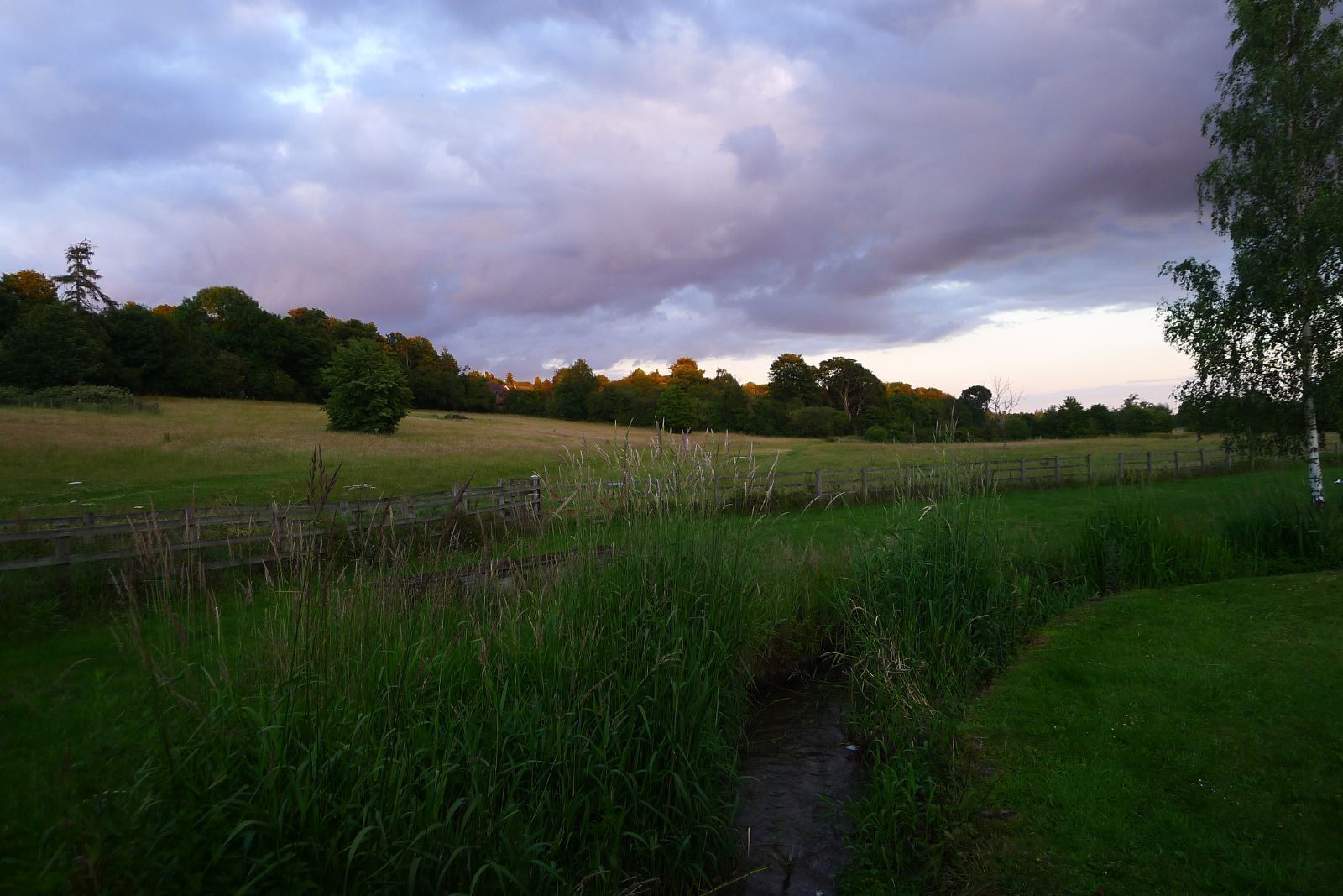 The River Misbourne in Chalfont St Giles, Bucks, UK