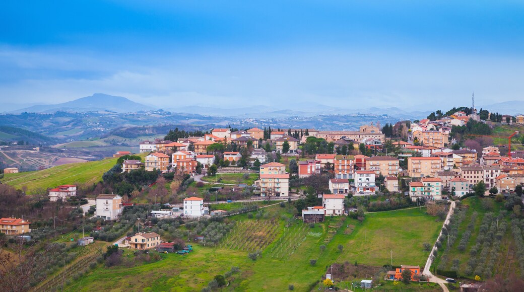 Italian countryside, panoramic landscape