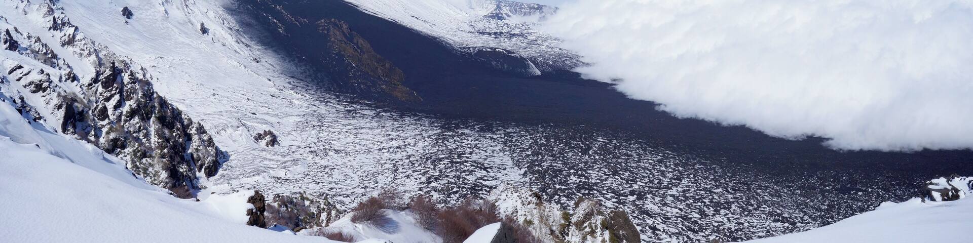 Etna volcano - 1 day after an eruption. Sicilia - Italia
