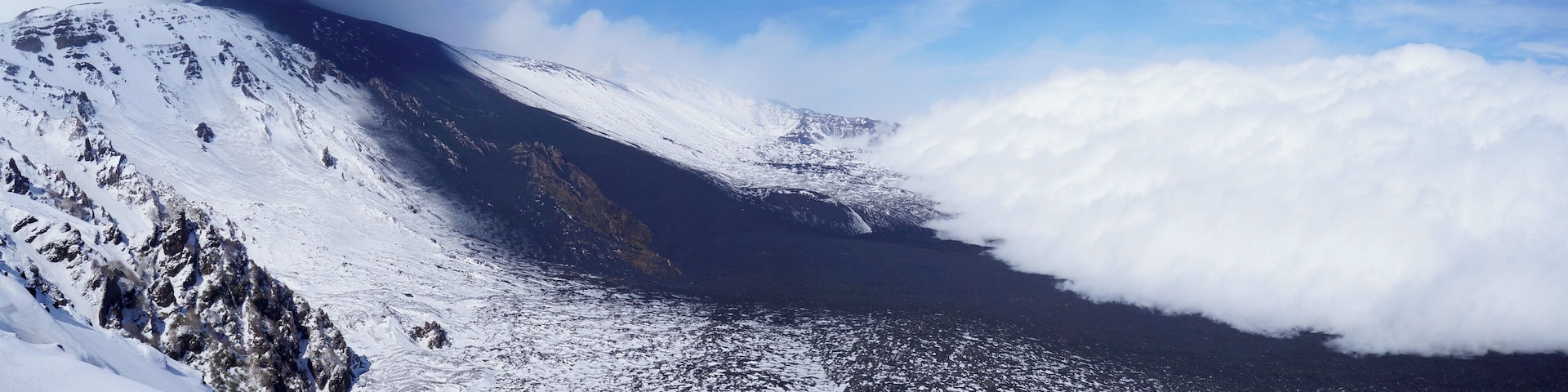 Etna volcano - 1 day after an eruption. Sicilia - Italia