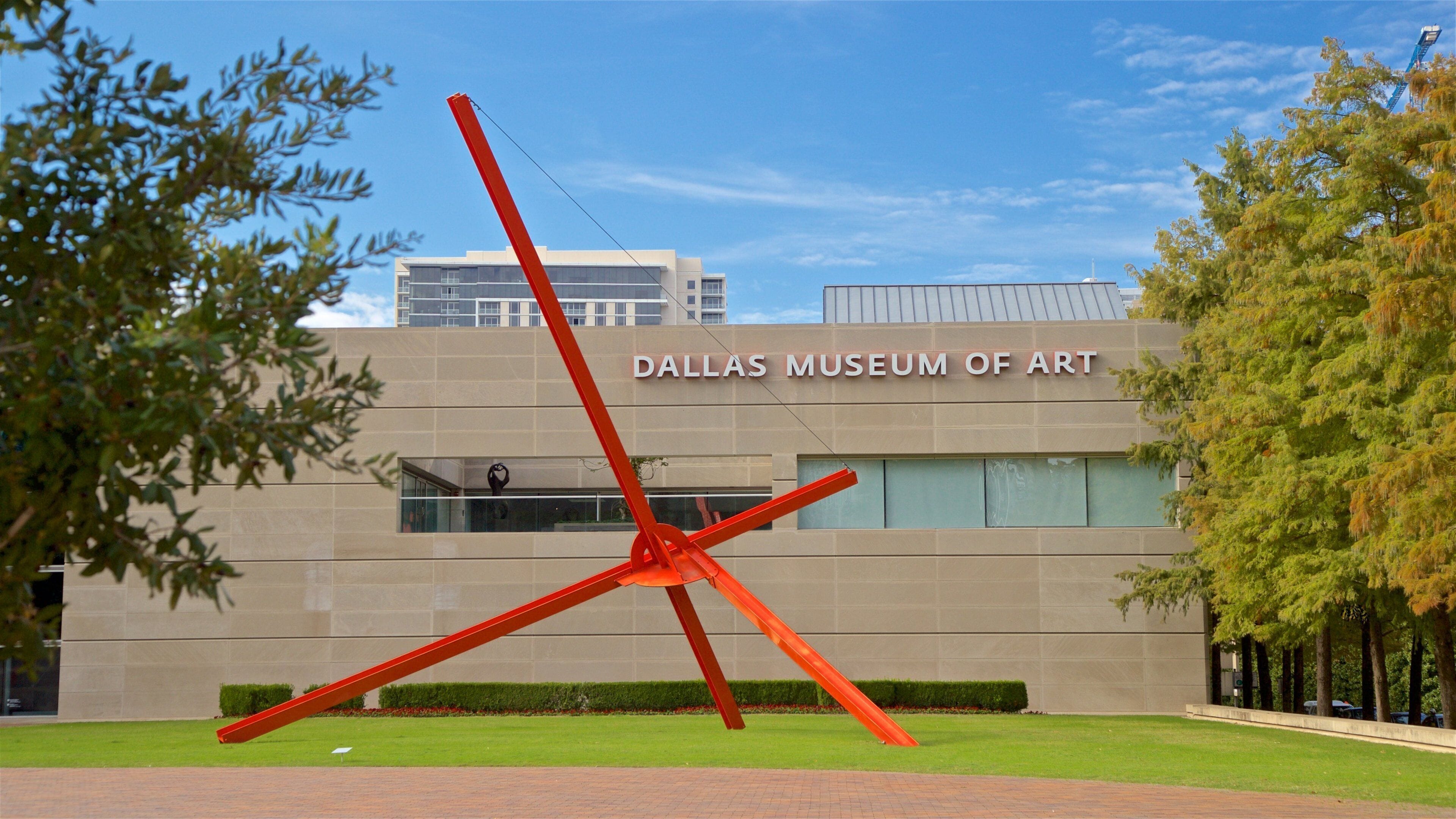 Dallas featuring outdoor art and signage